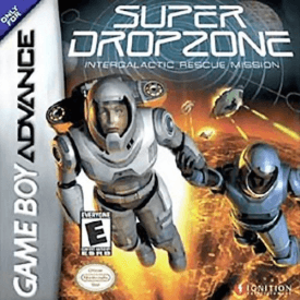 Super Dropzone box art for GameBoy Advance